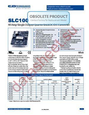 SLC100-1 datasheet  